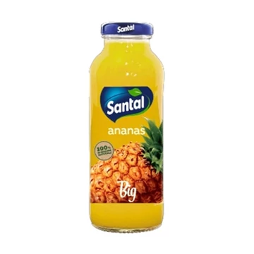 Santal Ananász rostos üveges 0.25 l