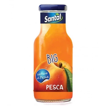 Santal Őszibarack rostos üveges 0.25 l