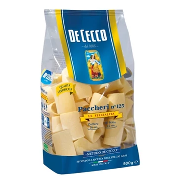 De Cecco Paccheri Rigate tészta 500 g